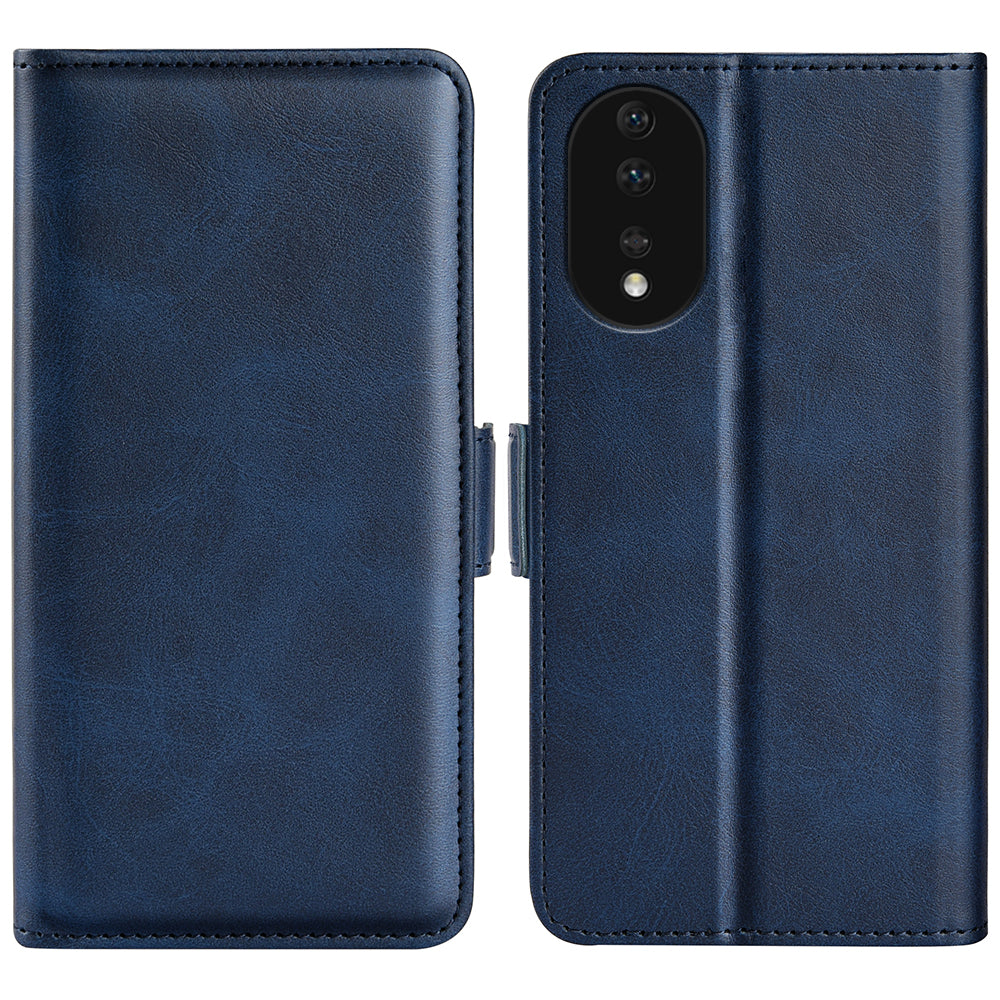 For Honor 80 5G Flip Folio Book Stand PU Leather Phone Case Calf Texture Wallet Style Dual Magnetic Clasp Protective Cover For Honor 80 5G Flip Folio Book Stand PU Leather Phone Case Calf Texture Wallet Style Dual Magnetic Clasp Protective Cover